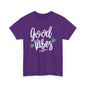 "Good Vibes" Marijuana Leaf T-Shirt