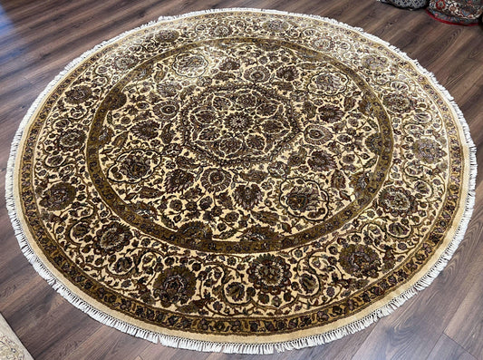 Round Indo Persian Rug 8x8 ft