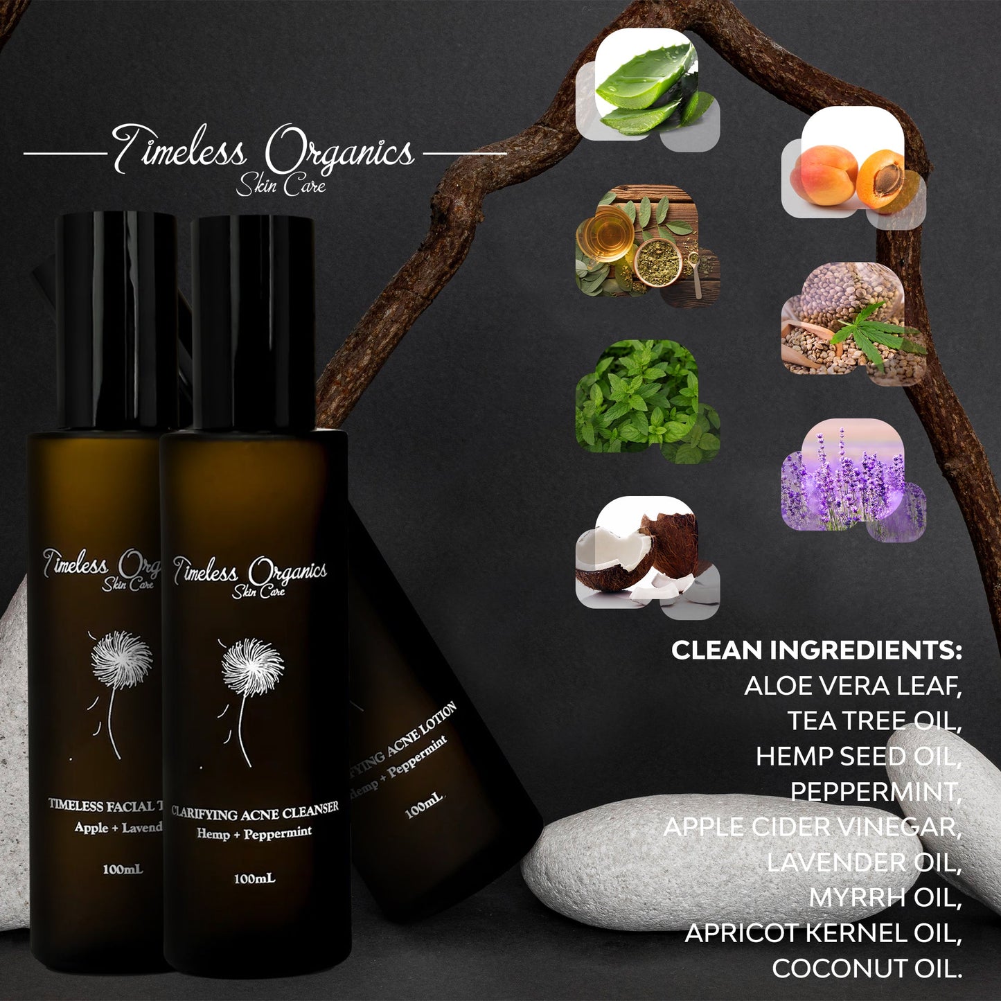 Timeless Organics 3-Step Acne System