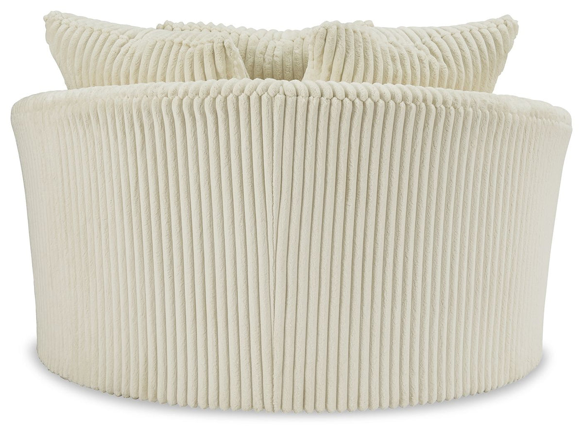 Lindyn - Oversized Swivel Accent Chair - Marijuana Mama