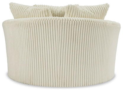 Lindyn - Oversized Swivel Accent Chair - Marijuana Mama