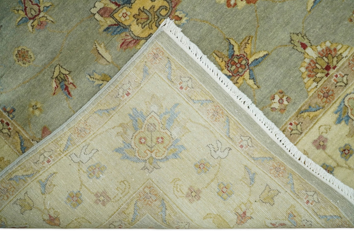 Fine Hand Knotted Traditional Vintage Persian Wool Rug