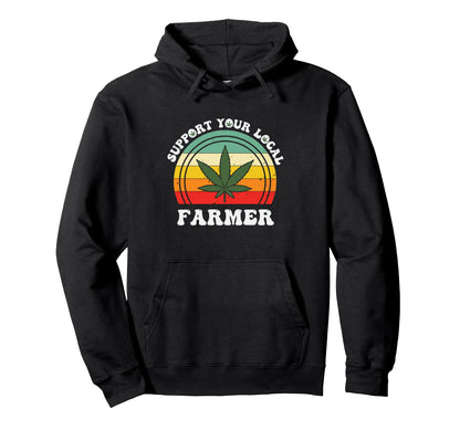 Boho Hippie Marijuana Support Your Hoodie