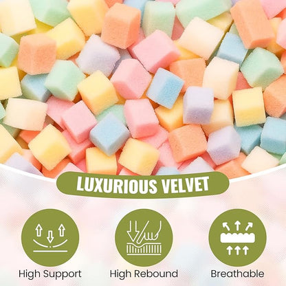 4FT Bean Bag Chair: Bean Bag with Velvet Cover