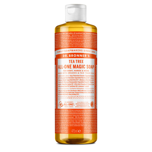 Dr. Bronner's Pure Castile Hemp Tea Tree Liquid Soap