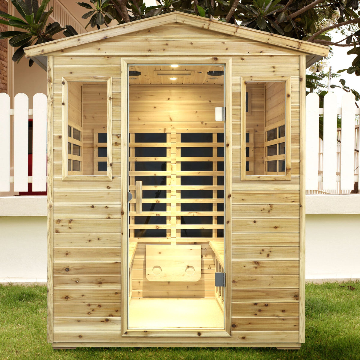 Four Person Outdoor Sauna Room - Marijuana Mama