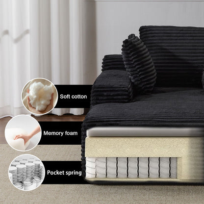 Oversized Chaise Lounge Chair Cozy Cloud Couch - Marijuana Mama