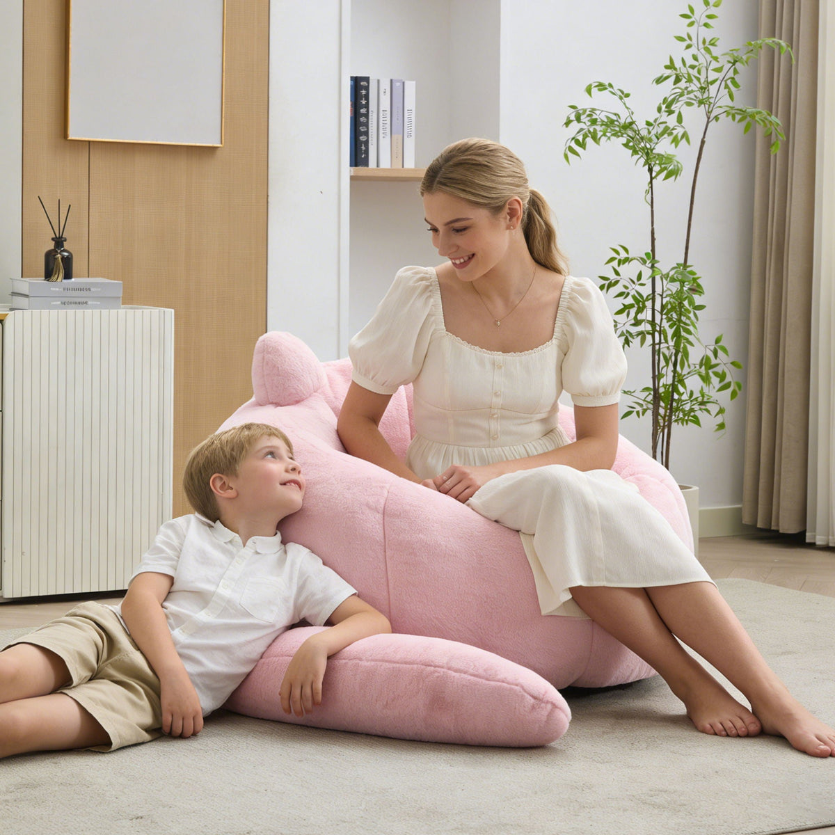 Cat Shaped Bean Bag Sofa With Long Tail - Marijuana Mama