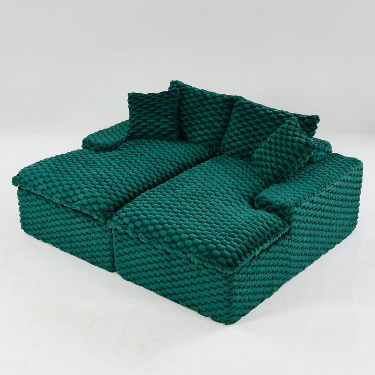 Double Chaise Lounge With Full Compressed Sponge - Marijuana Mama