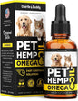Hemp & Salmon Oil for Dogs Omega 3-6-9 Skin & Coat 1 fl oz