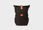 Extra Large Hemp Rolltop Backpack in Black