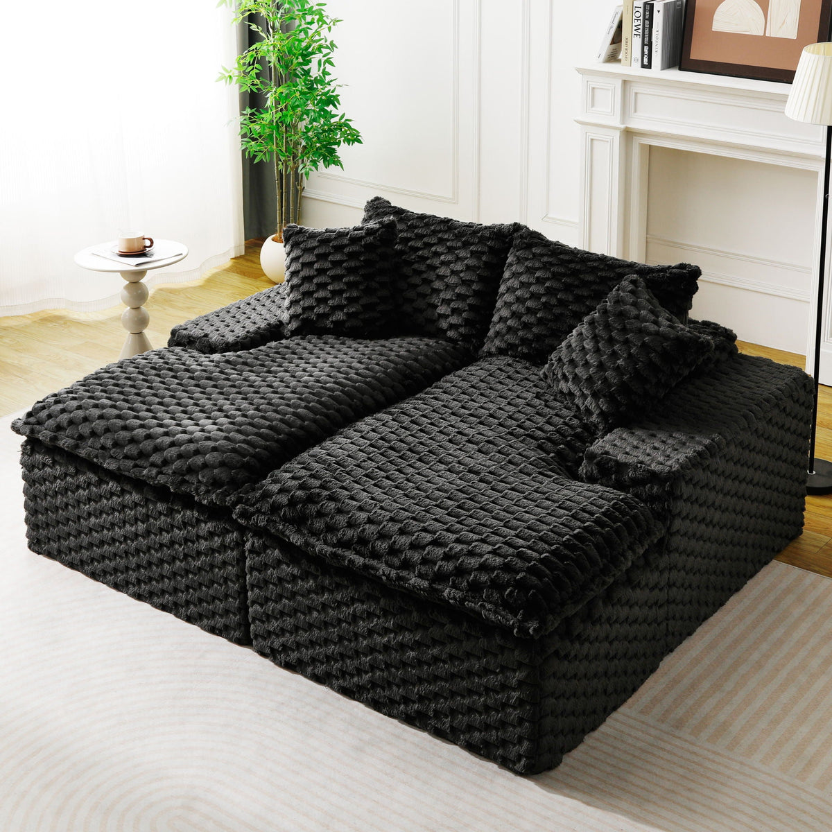 Double Chaise Lounge With Full Compressed Sponge - Marijuana Mama