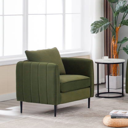 Accent Chair With Pillow For Living Room - Marijuana Mama