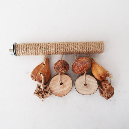 Hemp Rope Braided Bird Toy