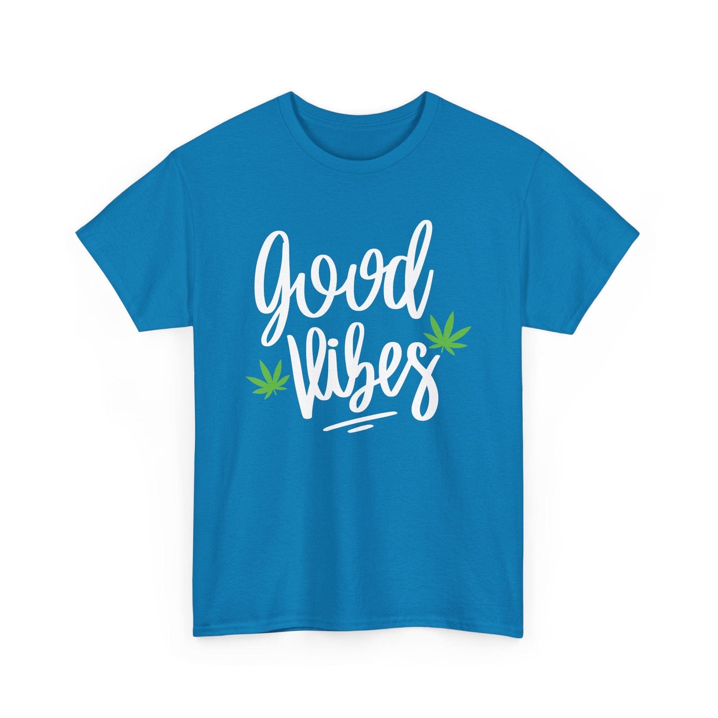 "Good Vibes" Marijuana Leaf T-Shirt