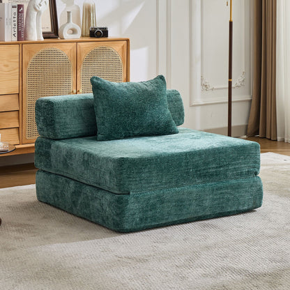 Convertible Floor Sofa Bed With Fixed Shape Frame For Living Room - Marijuana Mama