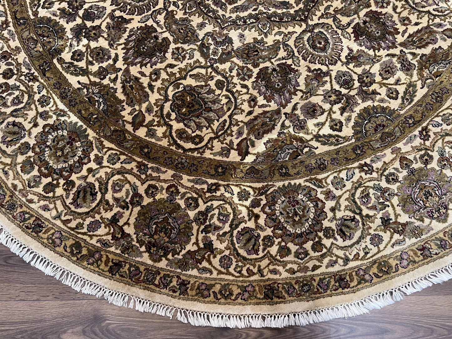 Round Indo Persian Rug 8x8 ft