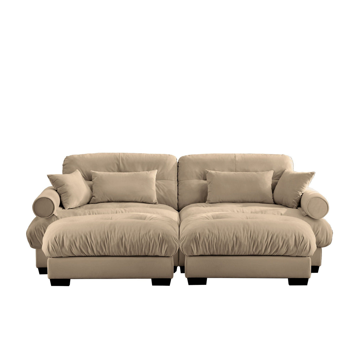 Modern Sectional Sofa With Ottoman - Marijuana Mama