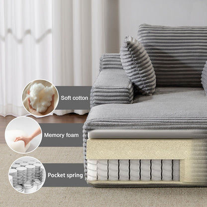 Oversized Chaise Lounge Chair Cozy Cloud Couch - Marijuana Mama
