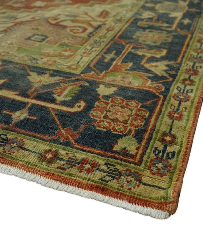 8x10 Traditional Vintage Turkish Style Wool Area Rug