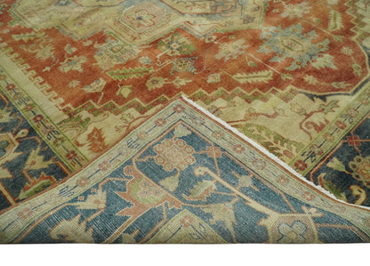 8x10 Traditional Vintage Turkish Style Wool Area Rug