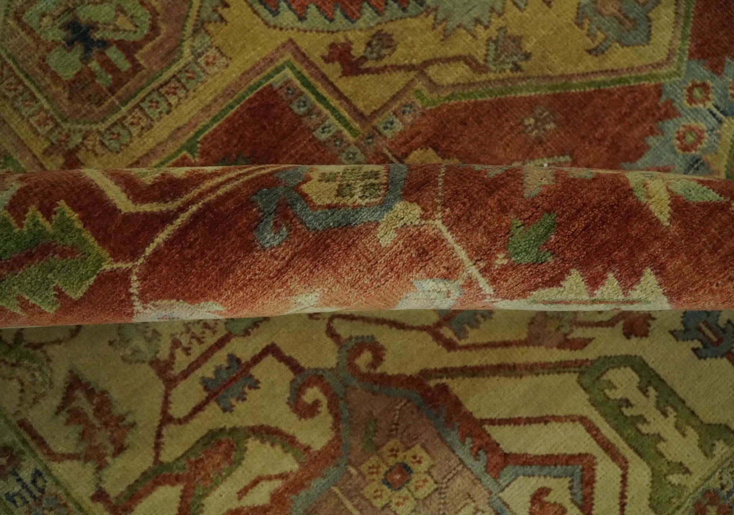 8x10 Traditional Vintage Turkish Style Wool Area Rug