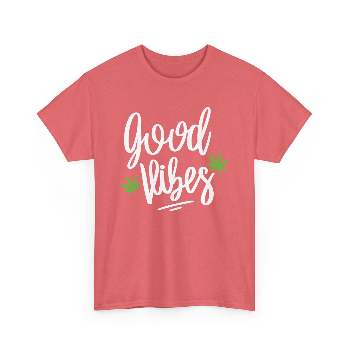 "Good Vibes" Marijuana Leaf T-Shirt