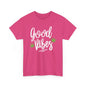 "Good Vibes" Marijuana Leaf T-Shirt