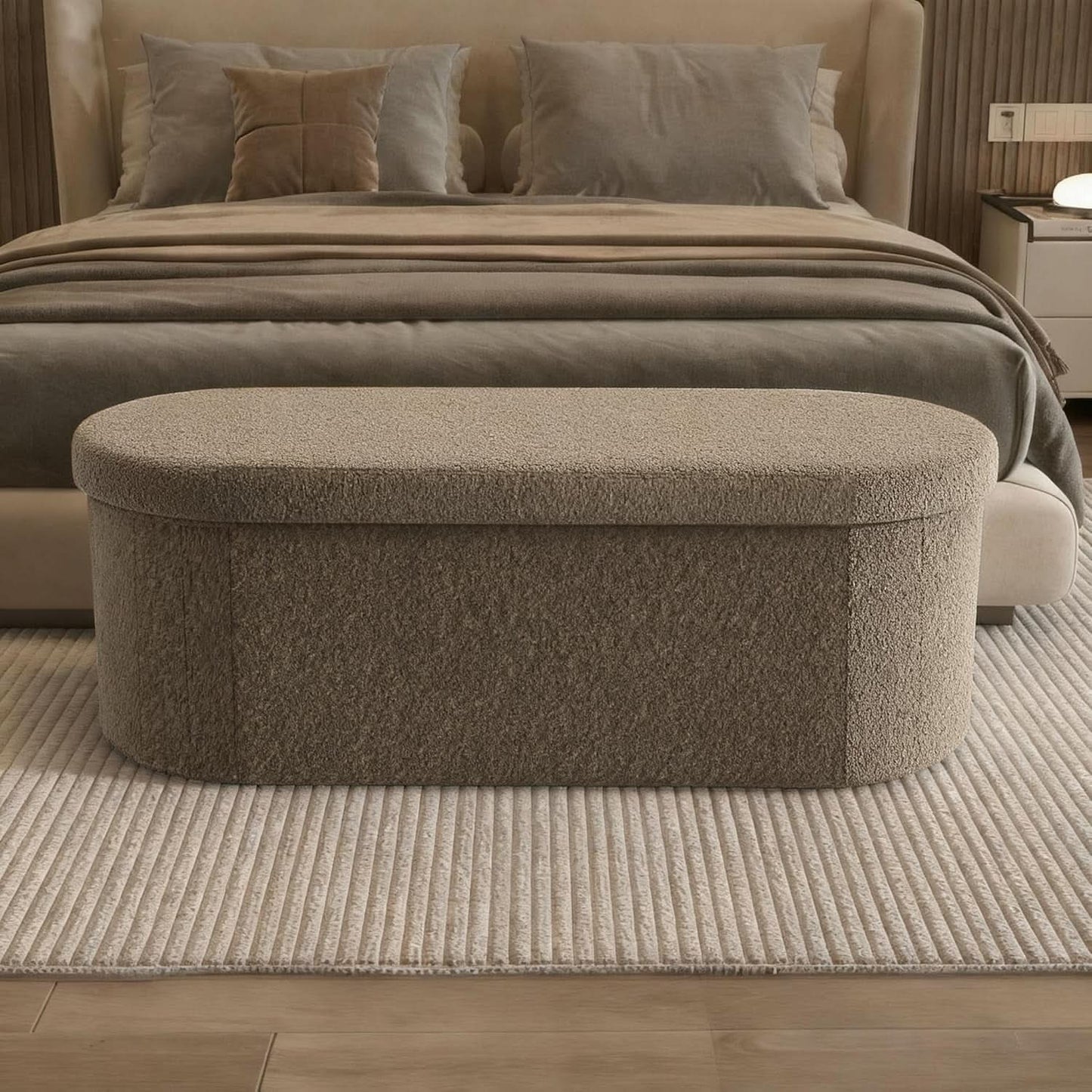 Folding Storage Ottoman