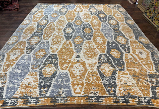 Handmade Contemporary Modern Indian Rug 8x10