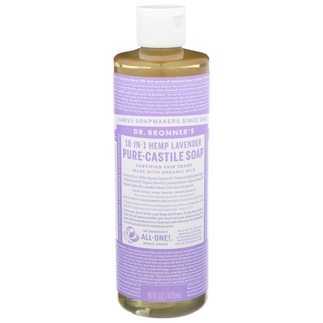 Dr. Bronner's 18 In 1 Hemp Lavender Pure Castile Soap