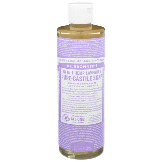 Dr. Bronner's 18 In 1 Hemp Lavender Pure Castile Soap