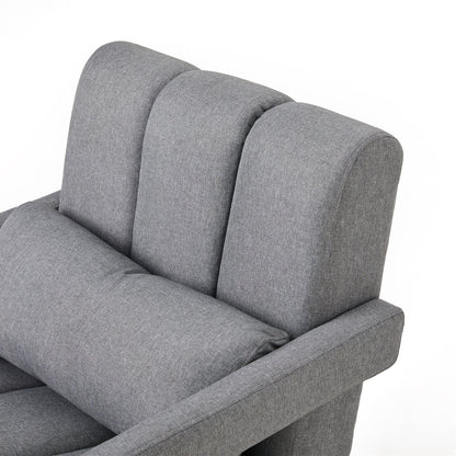 Modern Upholstered Accent Chair, Comfortable Fabric With A Pillow For Living Room - Marijuana Mama