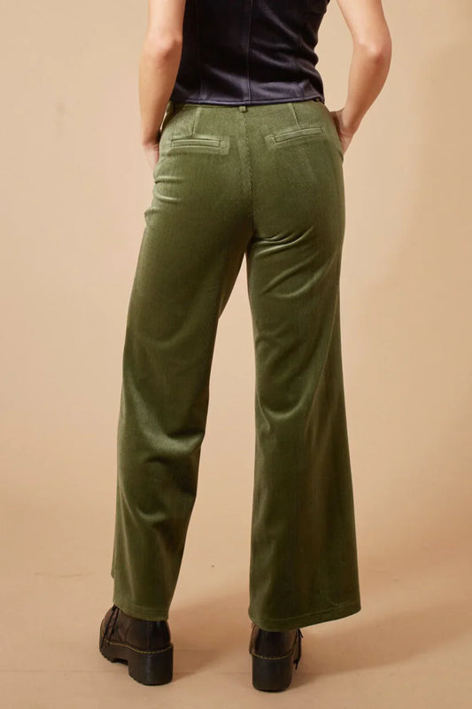 Corduroy Green Trouser
