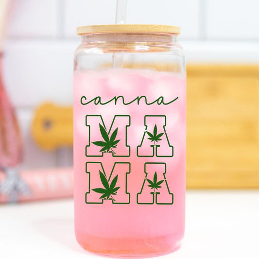CannaMama Glass Can Cup