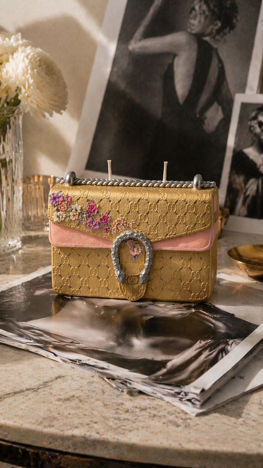 The Pink Velvet Muse Candle