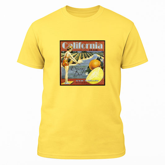 California Orange Bud Strain Label Tee