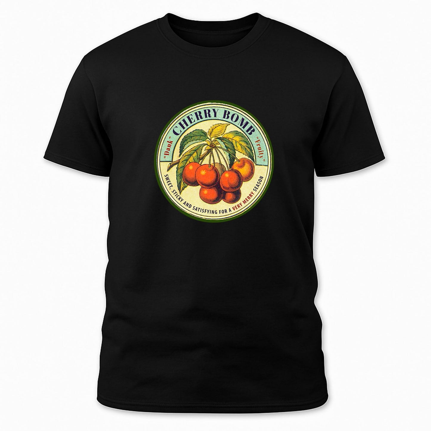 Cherry Bomb Strain Label Tee
