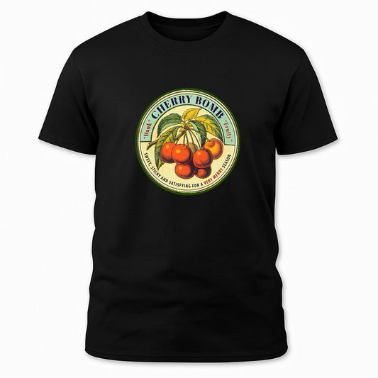 Cherry Bomb Strain Label Tee