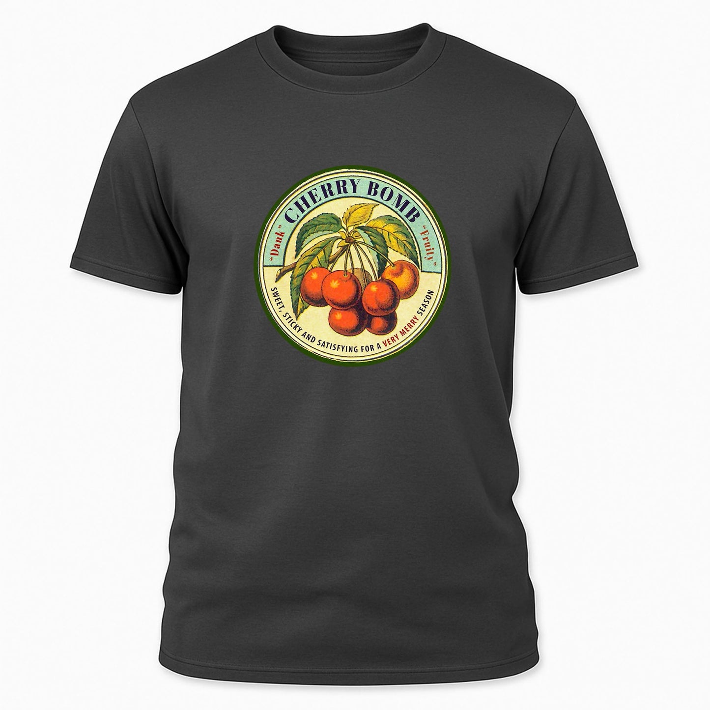 Cherry Bomb Strain Label Tee
