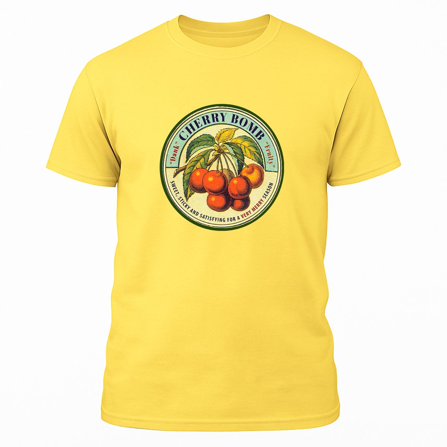 Cherry Bomb Strain Label Tee