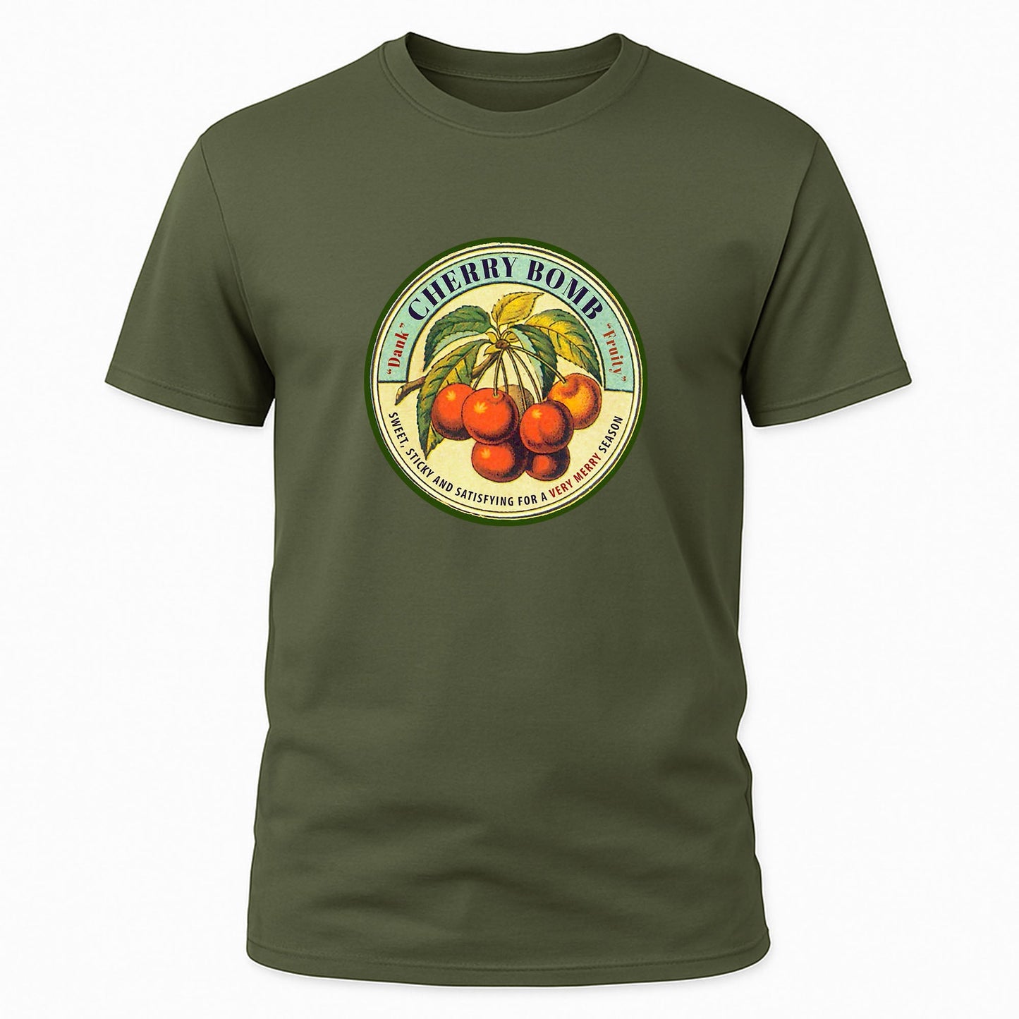 Cherry Bomb Strain Label Tee