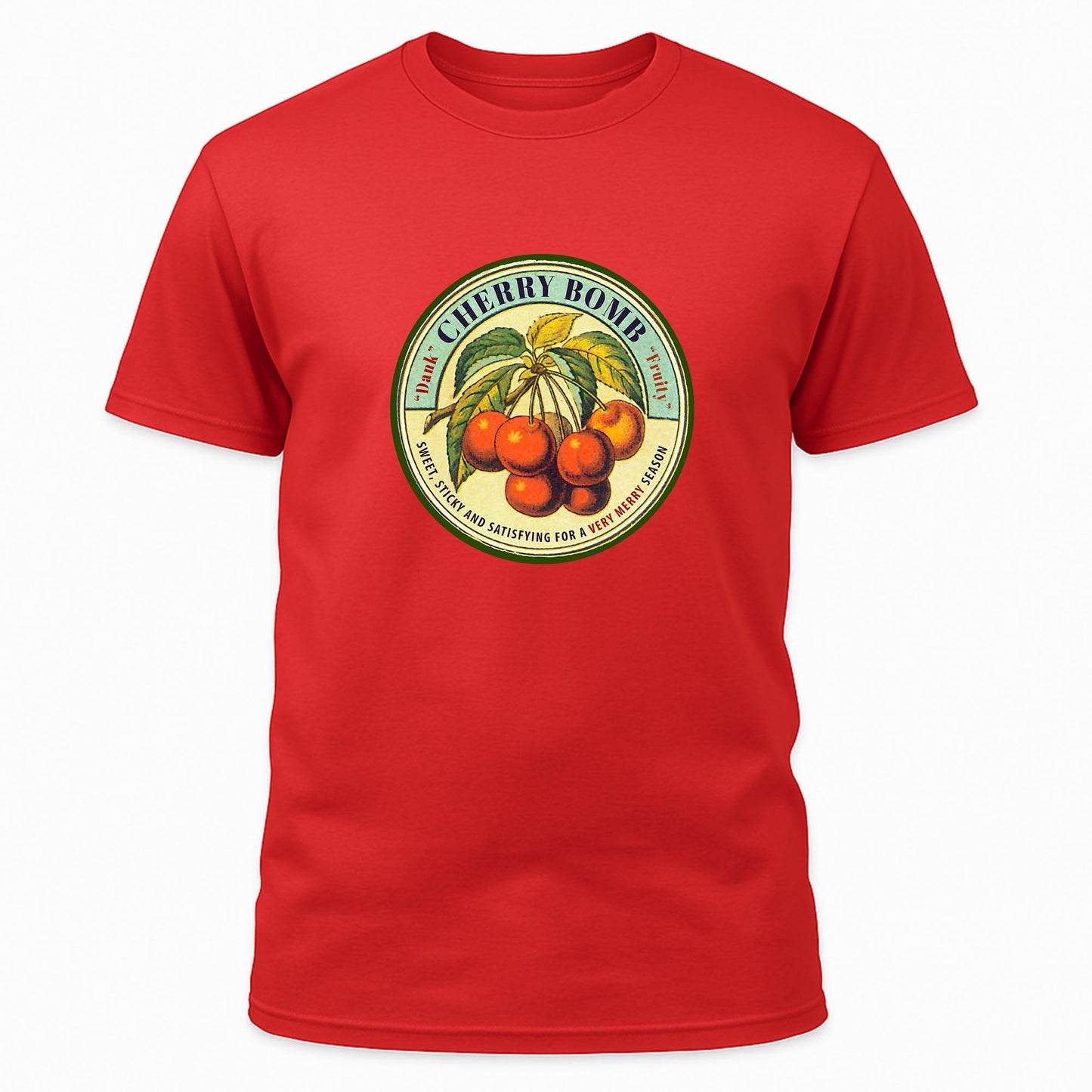 Cherry Bomb Strain Label Tee