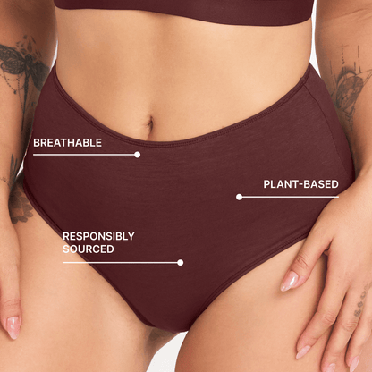 High-Rise Hemp Briefs