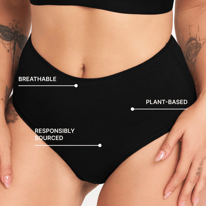 High-Rise Hemp Briefs