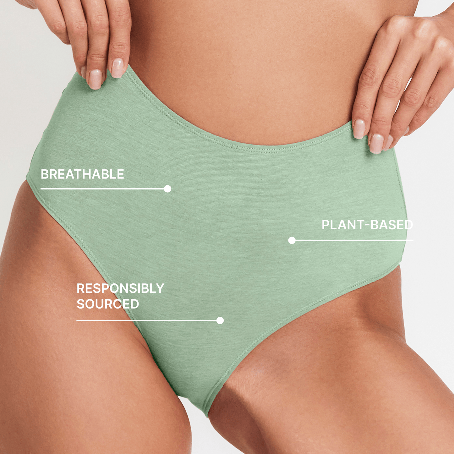 High-Rise Hemp Briefs