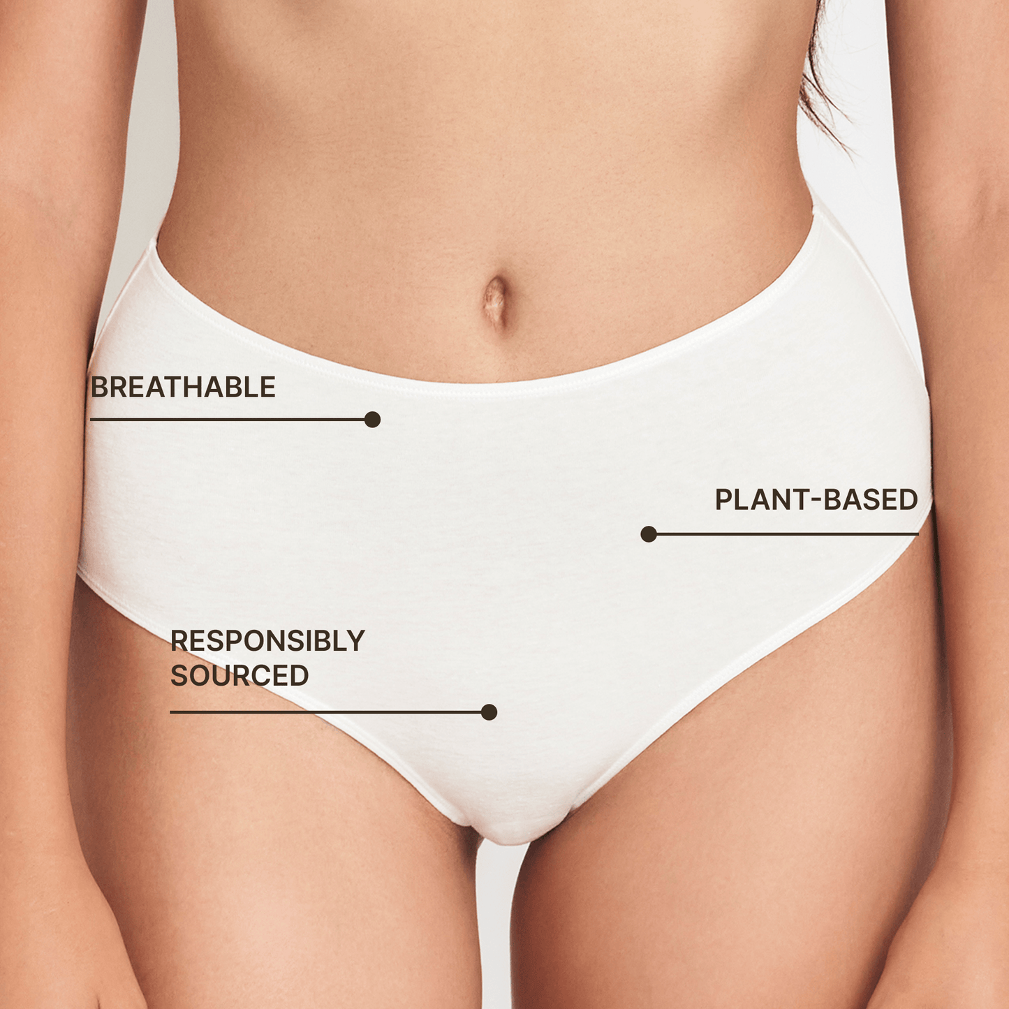 High-Rise Hemp Briefs