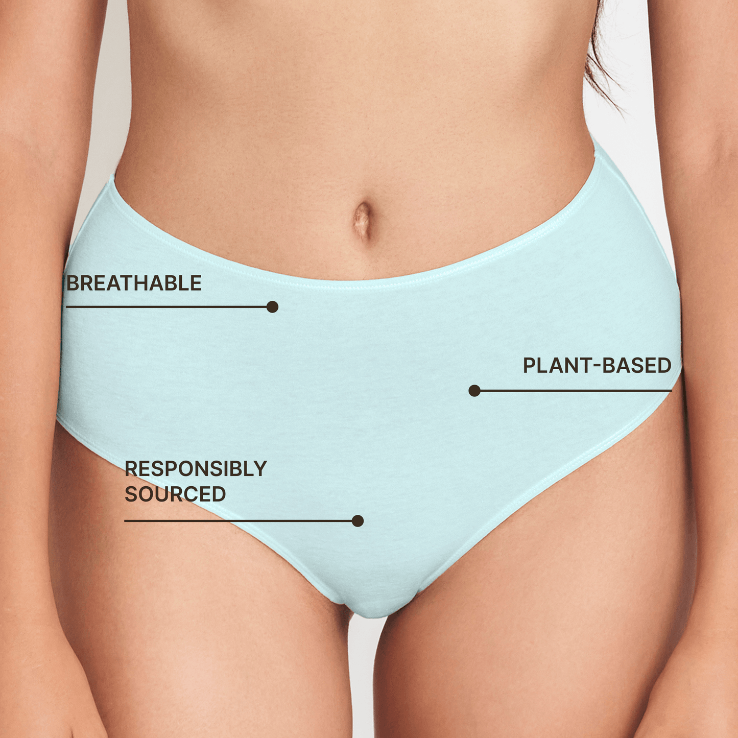 High-Rise Hemp Briefs