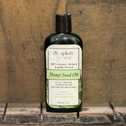 Soaplicity Hemp Oil 4oz bottle