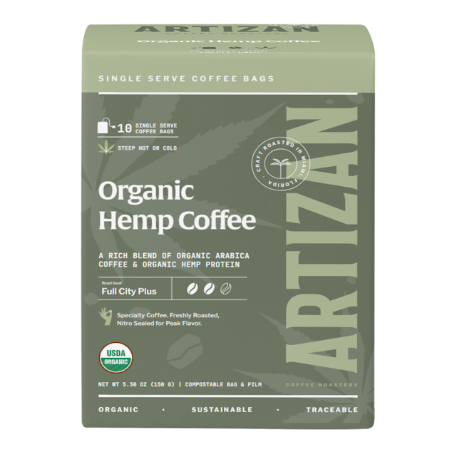 Organic Hemp Coffee Singles